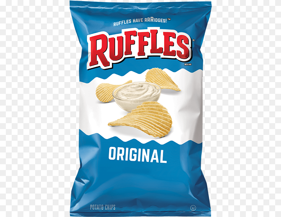 Ruffles Original Potato Chips Ruffles Original, Food, Snack Png