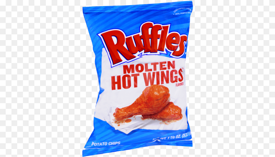 Ruffles Potato Chips Sour Cream Amp Onion 1 Oz, Food, Fried Chicken, Ketchup Free Transparent Png