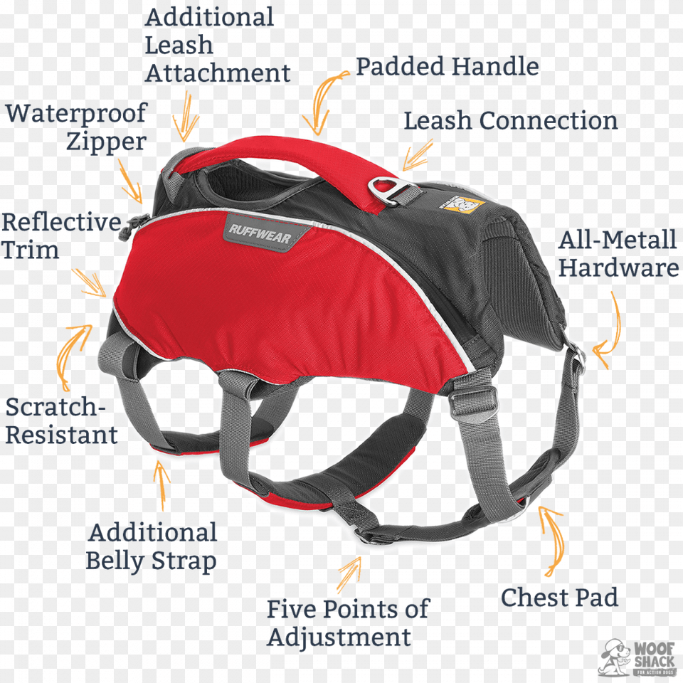 Ruffwear Webmaster Pro Harness, Bag, Backpack, Clothing, Lifejacket Free Png