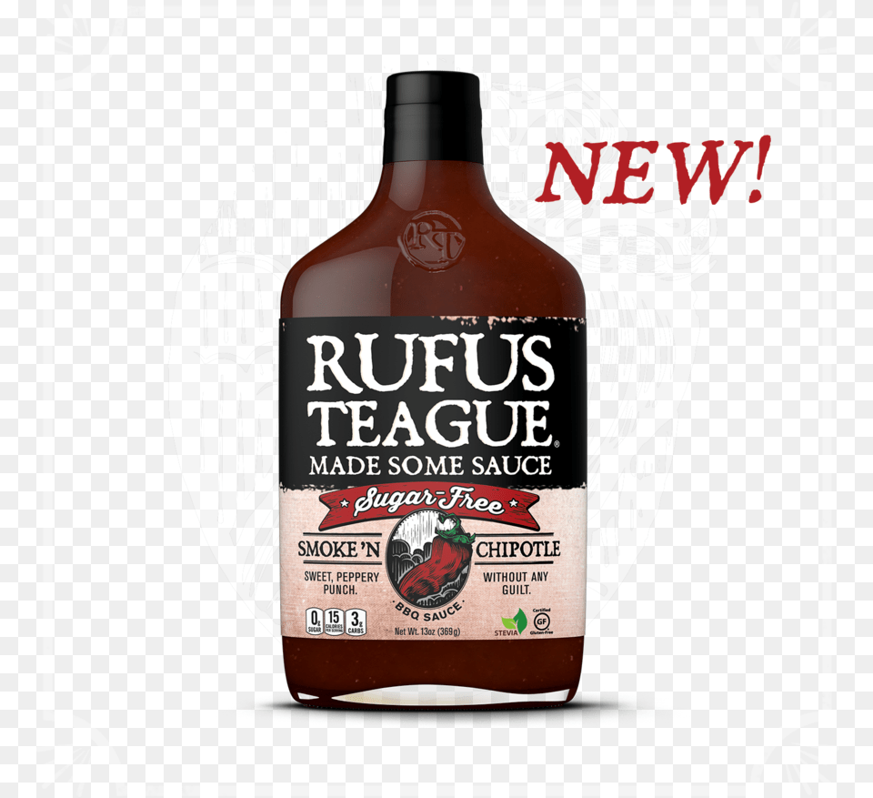 Rufus Teague Slim Amp Sweet Bbq Sauce, Alcohol, Beer, Beverage, Liquor Png Image
