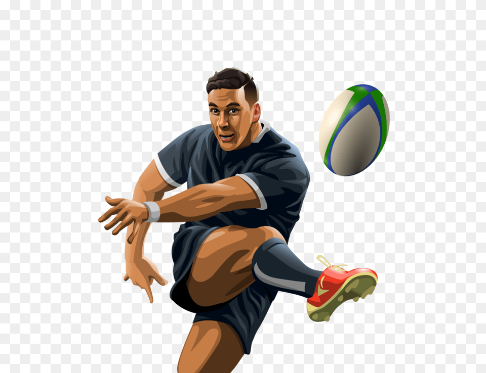 Rugby, Sphere, Man, Adult, Male Free Png Download