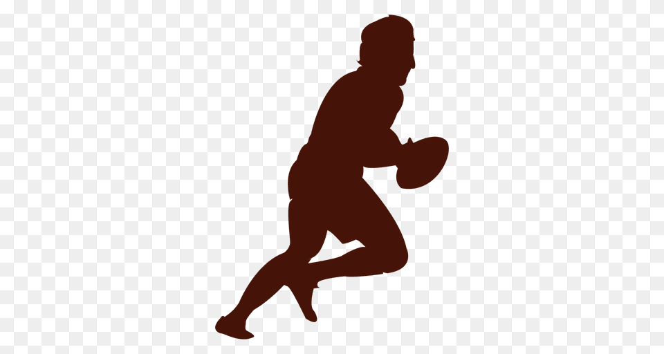 Rugby, Person, Head, Silhouette Free Png Download