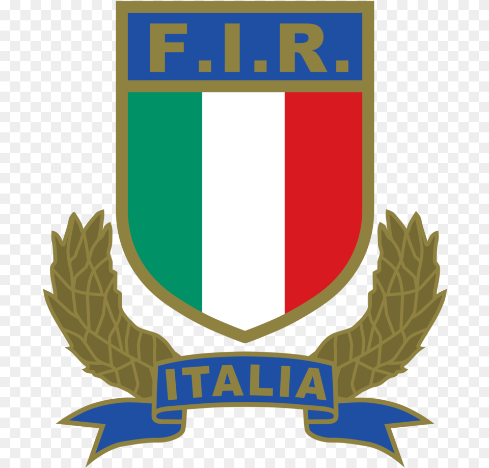 Rugby Federation Italy Logo Italy National Rugby Union Team, Emblem, Symbol, Badge Free Png