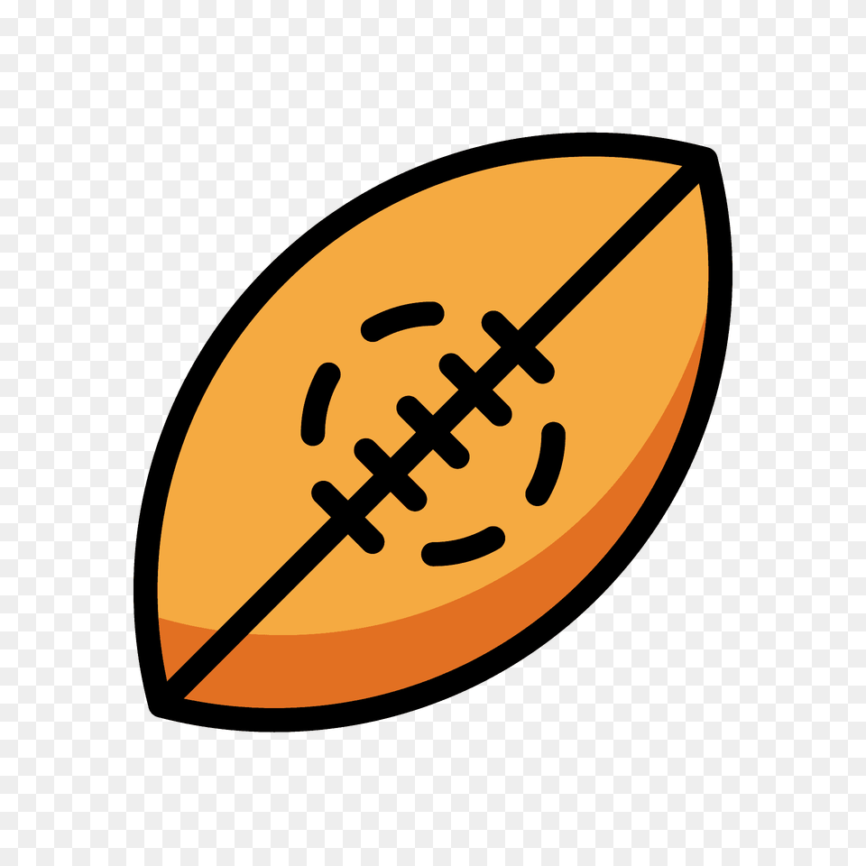 Rugby Football Emoji Clipart, Sport Free Transparent Png