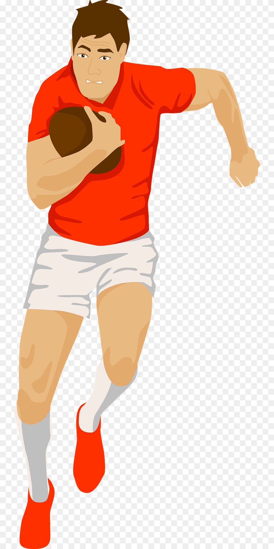 Rugby Player Clipart, Shorts, Clothing, Adult, Person Free Png Download