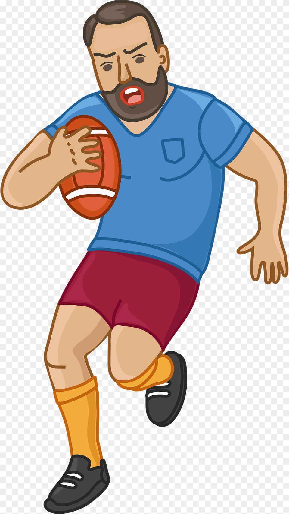 Rugby Player Clipart, Person, Face, Head Png