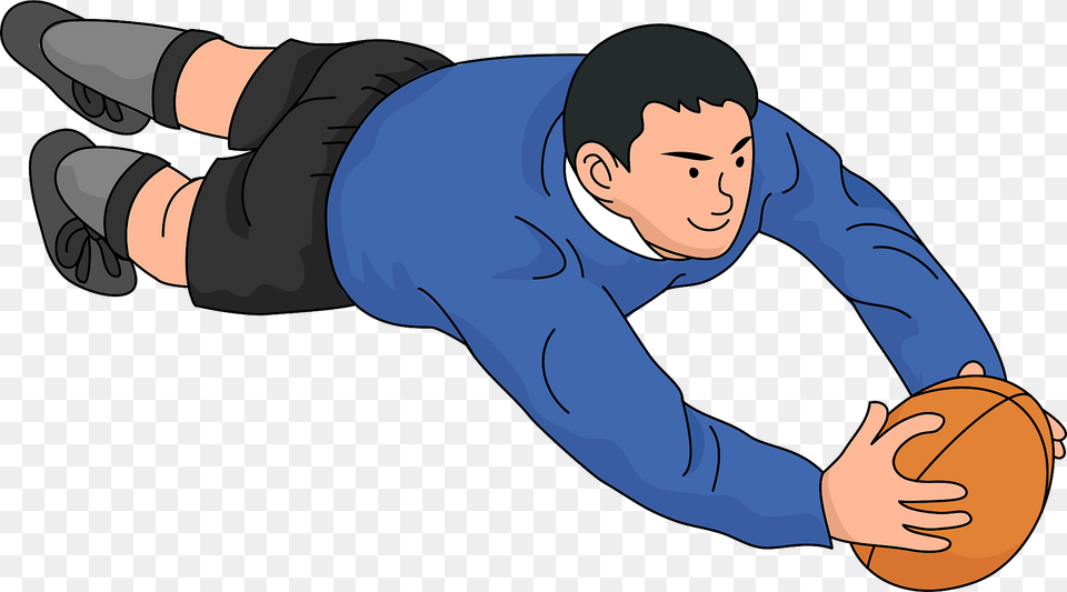 Rugby Player Is Diving For The Ball Clipart, Face, Head, Person, Adult Png Image