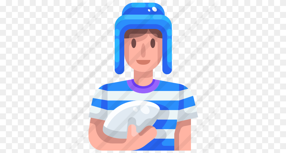 Rugby Player People Icons Tradesman, Clothing, T-shirt, Helmet, Head Free Transparent Png