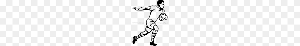 Rugby Player Running Production Ready Artwork For T Shirt Printing, Lighting, Nature, Night, Outdoors Free Png