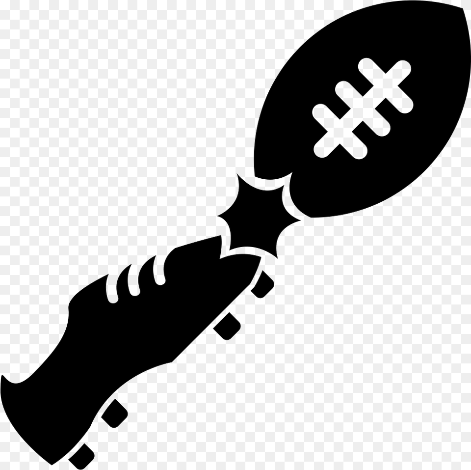 Rugby Shoes Kicking Ball Rugby Football, Cutlery, Stencil, Brush, Device Free Transparent Png