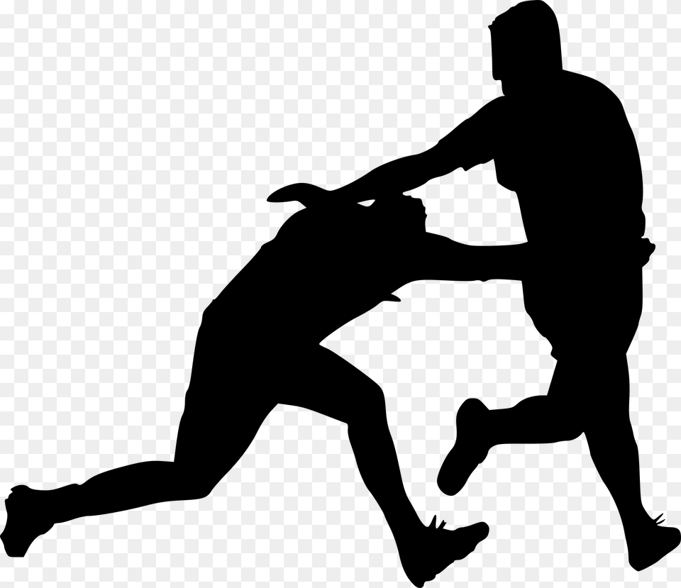 Rugby Silhouette Rugby Silhouettes, Gray Free Png