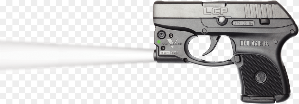Ruger Lcp 2 Laser And Flashlight, Firearm, Gun, Handgun, Weapon Png