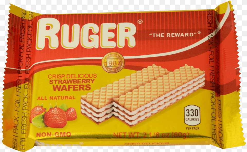 Ruger Strawberry Wafer Wafer, Book, Publication, Bread, Cracker Free Png Download