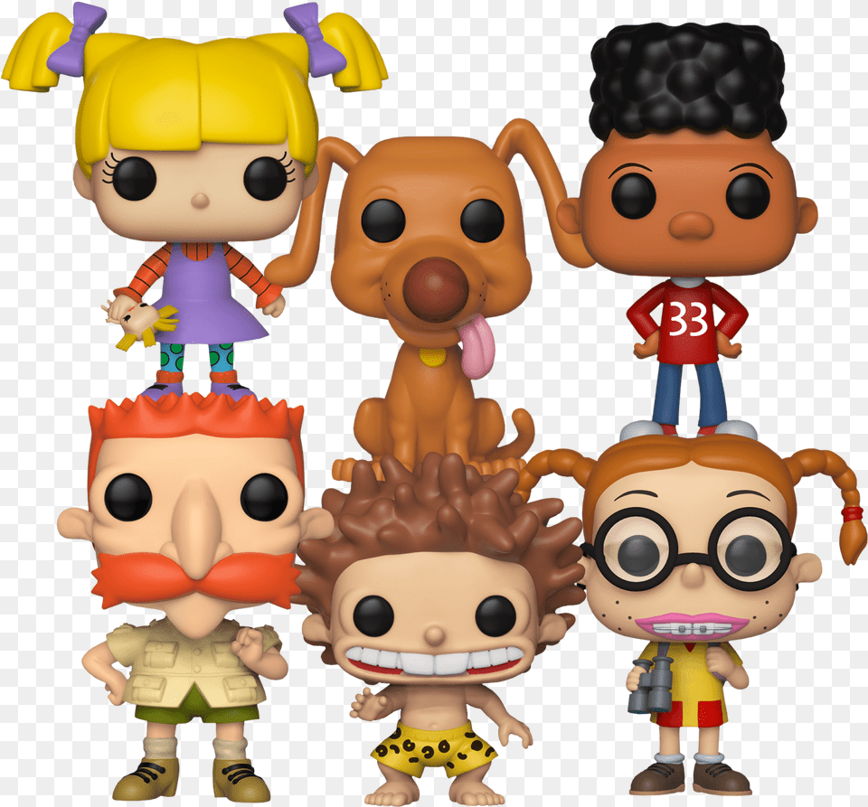 Rugrats Go Wild Funko Pop Vinyl Bundle Funko Pop Rugrats, Baby, Person, Doll, Toy Png