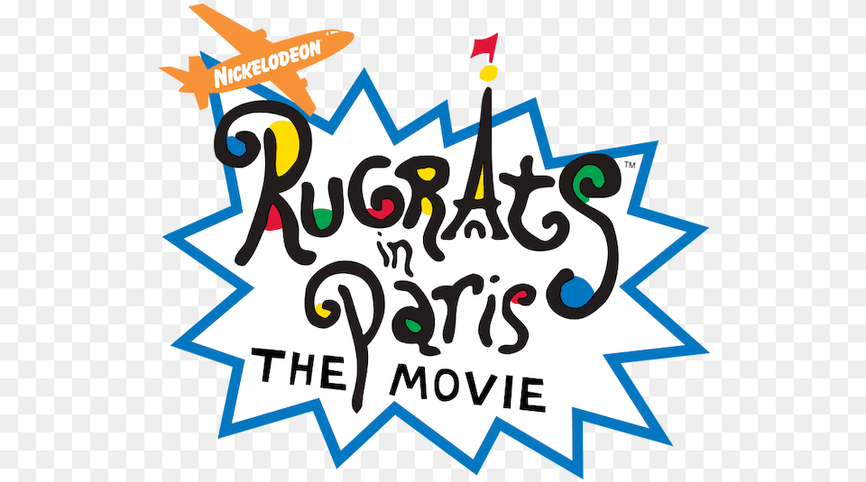 Rugrats In Paris The Movie Netflix Rugrats In Paris The Movie Logo, Art, Aircraft, Airplane, Transportation Free Transparent Png