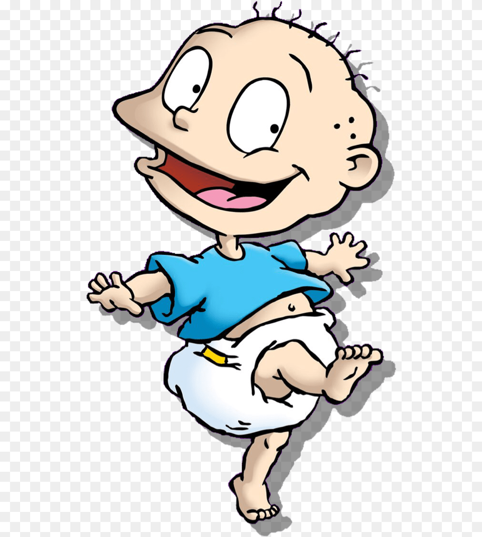 Rugrats Logo Tommy Pickles, Baby, Person, Cartoon, Face Free Png