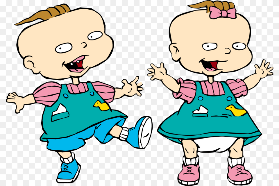 Rugrats Phil And Lil, Baby, Book, Publication, Person Png Image