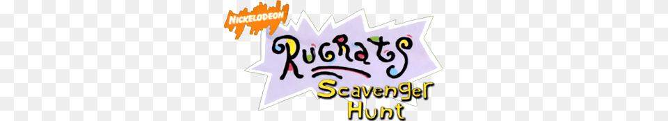 Rugrats Scavenger Hunt Details, Text Png