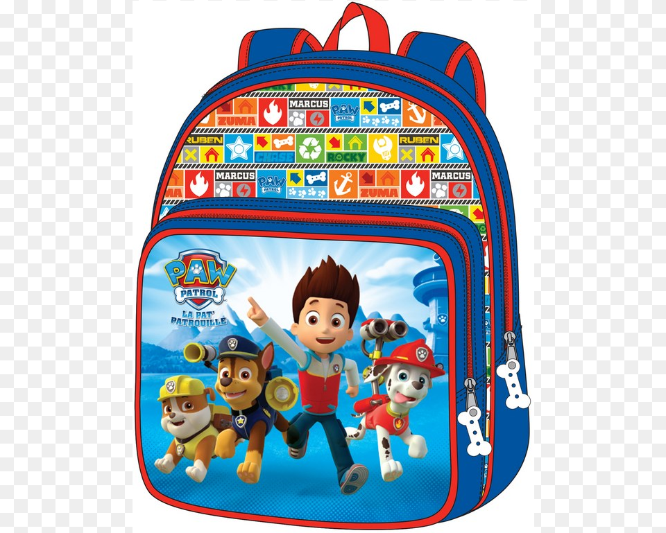 Rugzak Paw Patrol Met Voorvak, Backpack, Bag, Toy, Baby Free Transparent Png