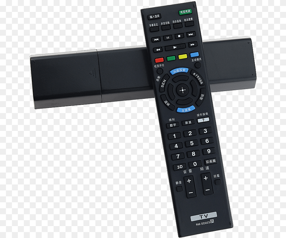 Rui Branch For Sony Tv Remote Control Rm Sd023 Kdl Electronics, Remote Control Free Png Download