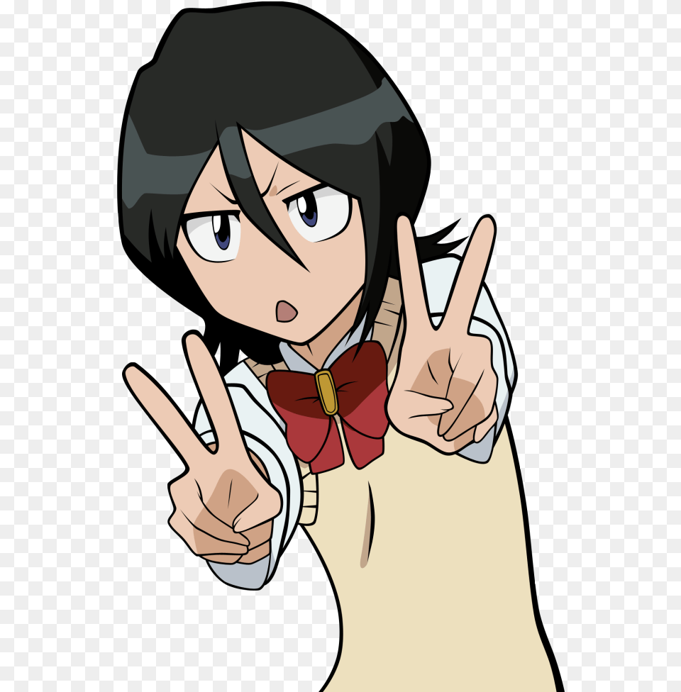 Rukia Bleach Rukia, Book, Comics, Publication, Person Png Image