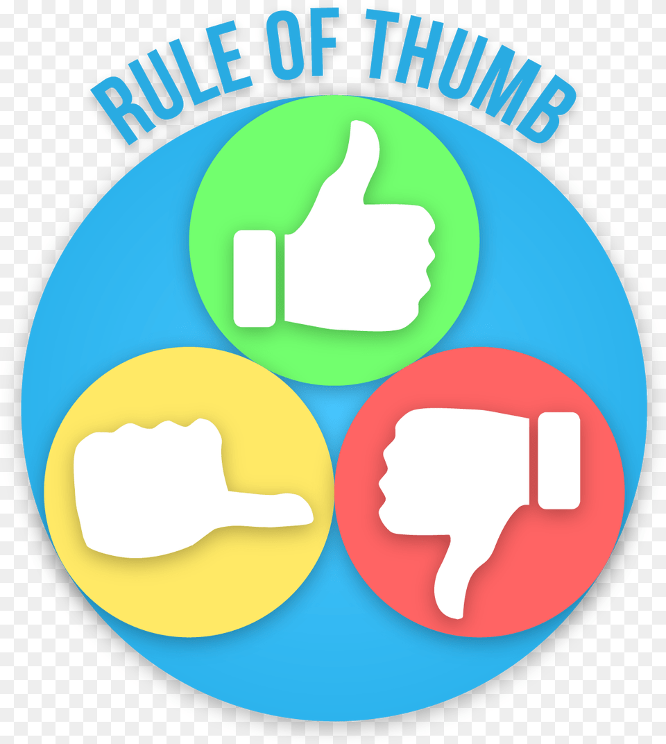 Rule Of Thumb Thumbs Up Down Sideways Clipart Free Png Download