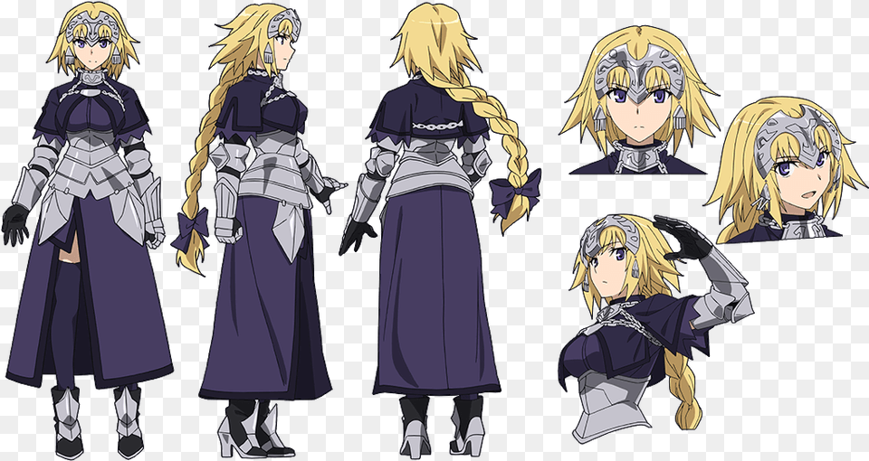 Ruler A 1 Pictures Fate Apocrypha Character Sheet1 Jeanne D Arc Fate Apocrypha Anime, Adult, Publication, Person, Female Free Png