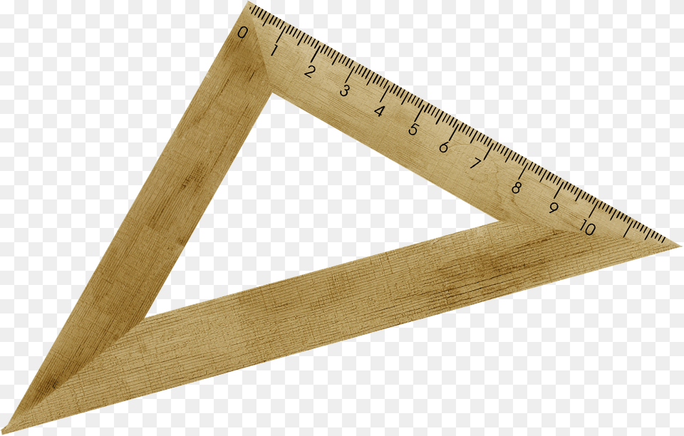 Ruler Clipart Triangular Caire, Triangle, Wood, Plywood Free Png Download