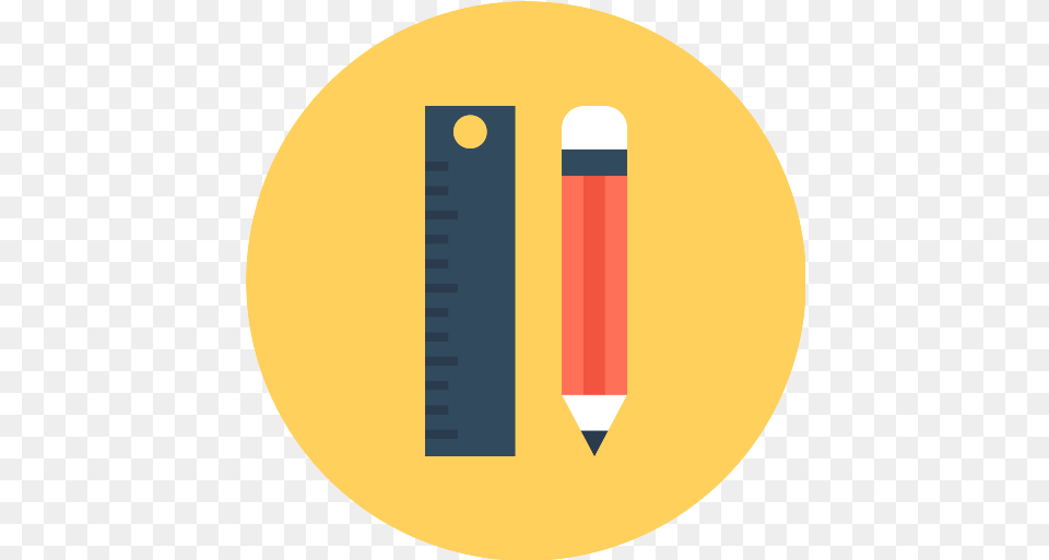 Ruler Pen Icon Repo Icons, Pencil, Disk Png Image