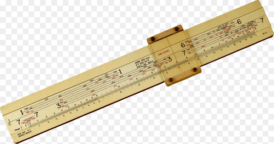 Ruler William Oughtred Slide Rule, Text Free Transparent Png