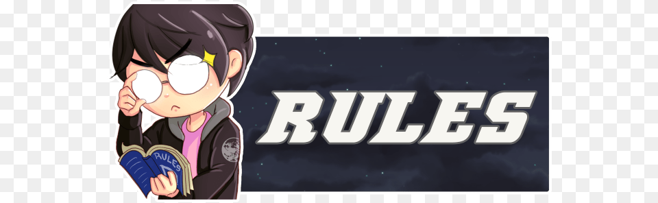 Rules Banner Anime Rules Banner For Discord, Book, Comics, Publication, Baby Free Transparent Png
