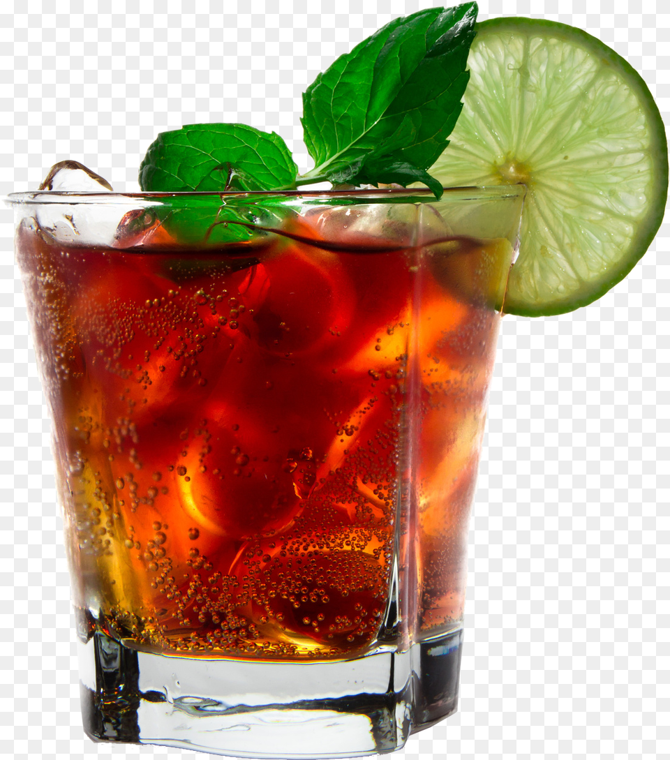Rum And Coke, Alcohol, Beverage, Plant, Cocktail Free Png Download