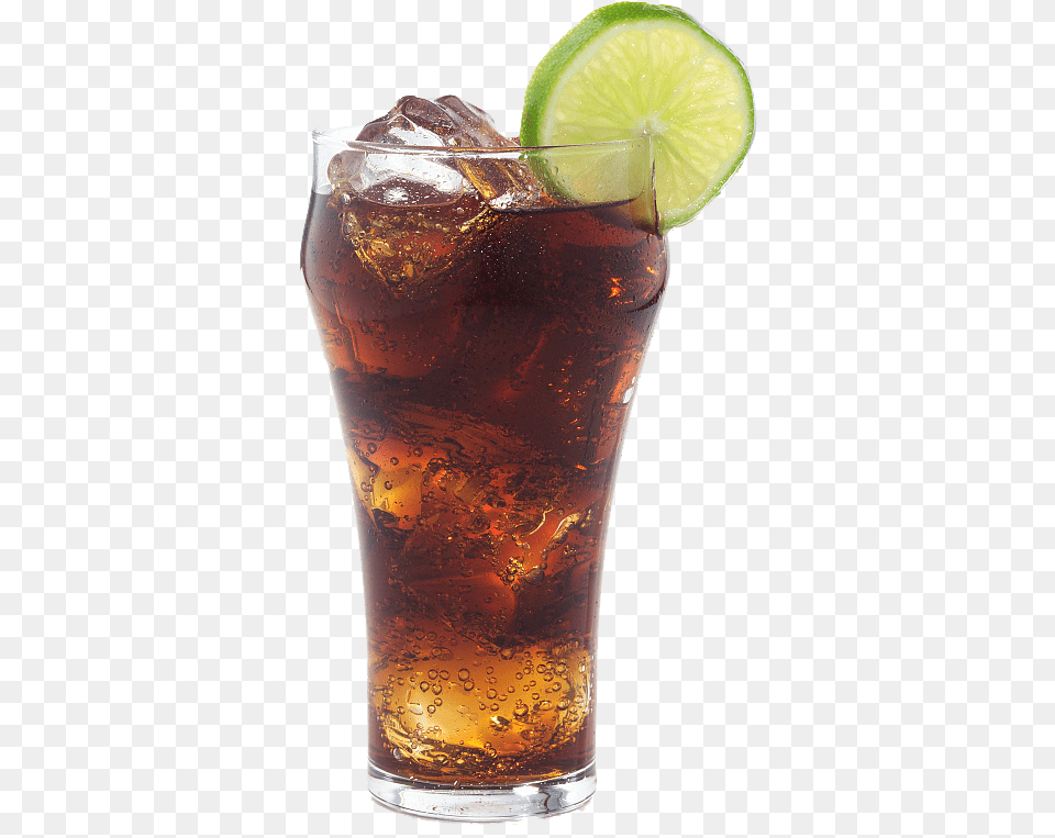 Rum And Coke Glass Of Coke, Produce, Plant, Lime, Fruit Free Png Download