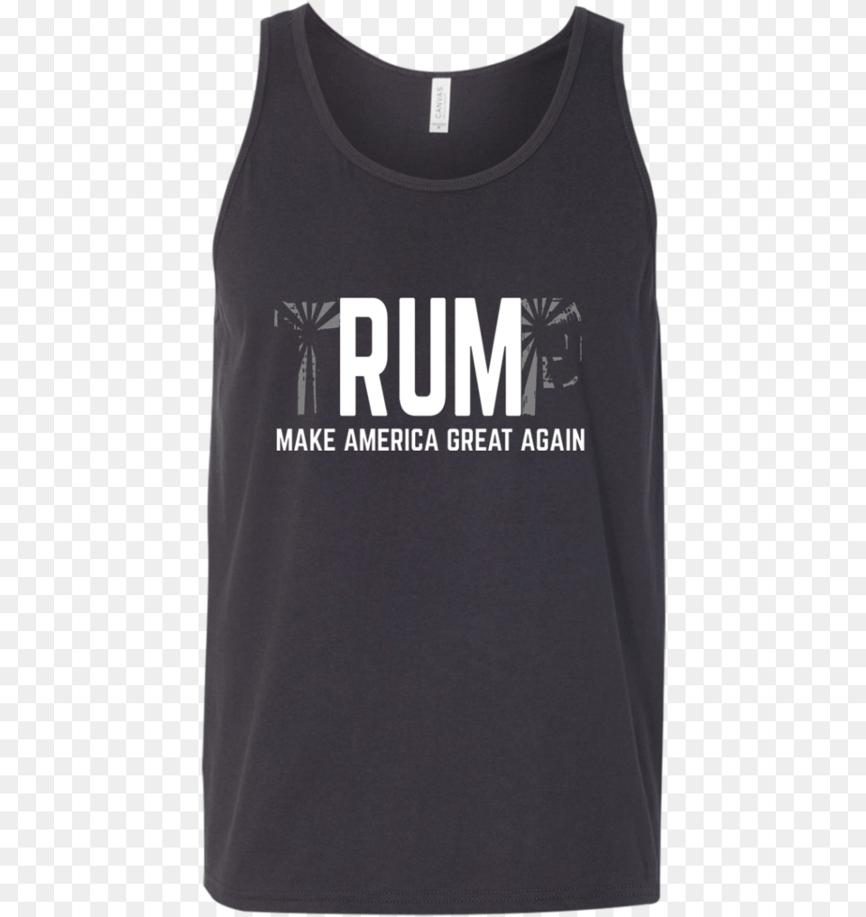 Rum Make America Great Again Tank Top Apparel Sleeveless Shirt, Clothing, Tank Top, T-shirt Png