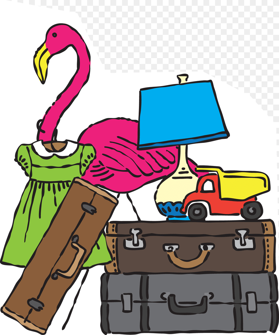 Rummage Sale Clipart Clip Art, Baggage, Suitcase, Baby, Person Png Image