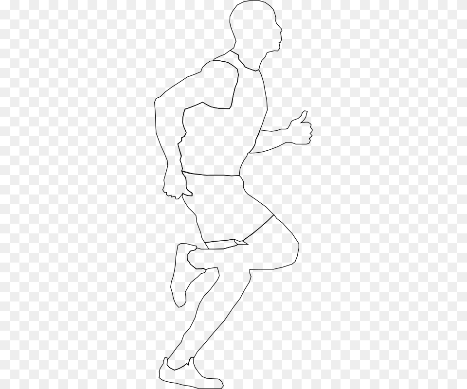 Run, Gray Free Transparent Png