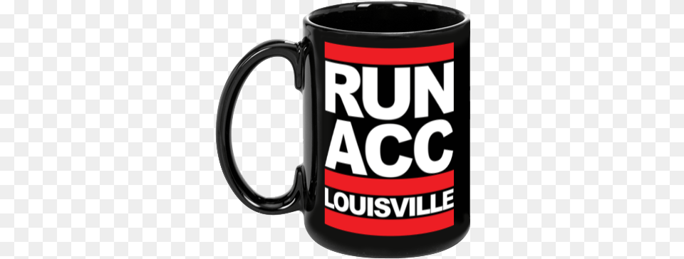 Run Acc Ceramic Coffee Mug Share Louisville Cardinals Run Dmc, Cup, Beverage, Coffee Cup Png Image