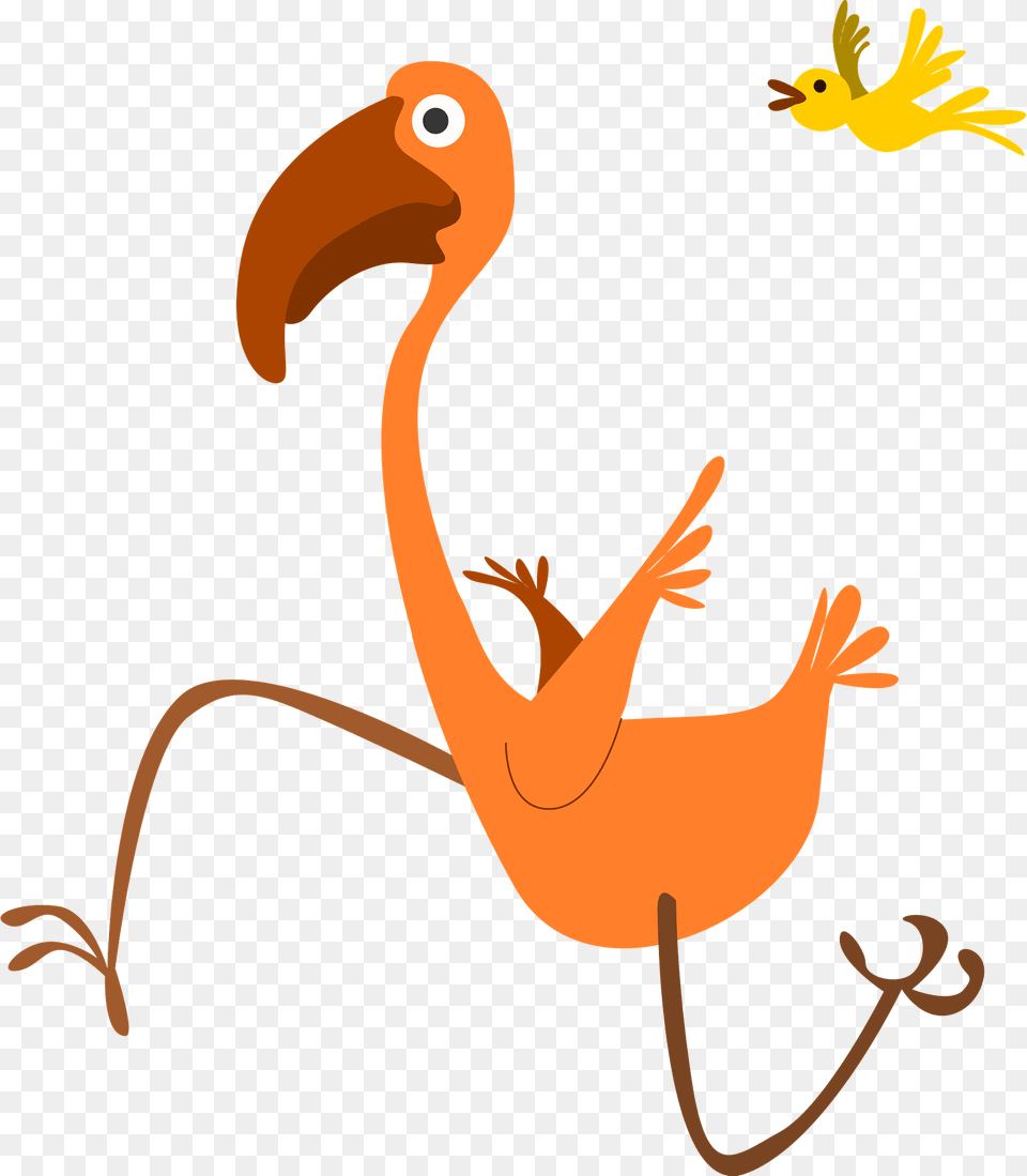 Run Birdie Run Clipart, Animal, Beak, Bird, Flamingo Free Png