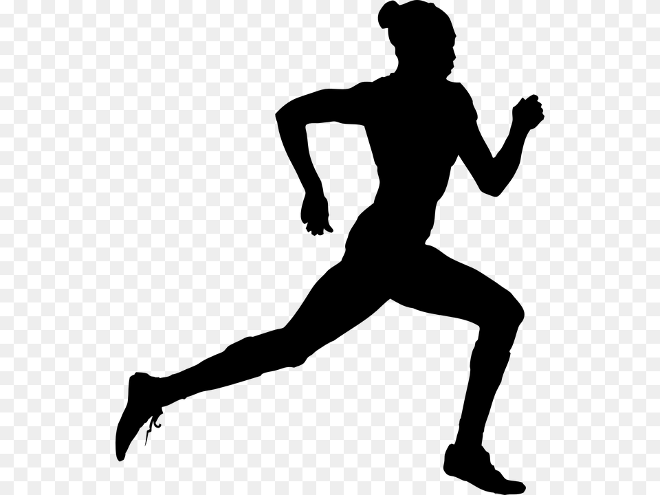 Run Black And White Transparent Run Black And White Images, Gray Png