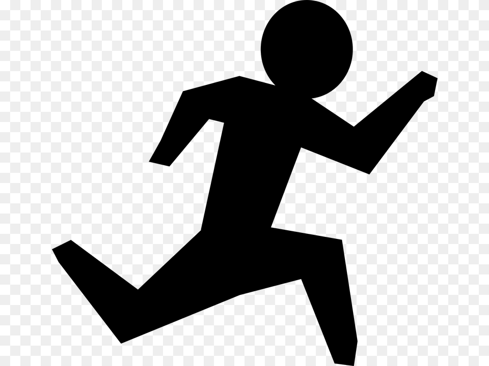 Run Black And White Run Black And White Images, Gray Free Transparent Png