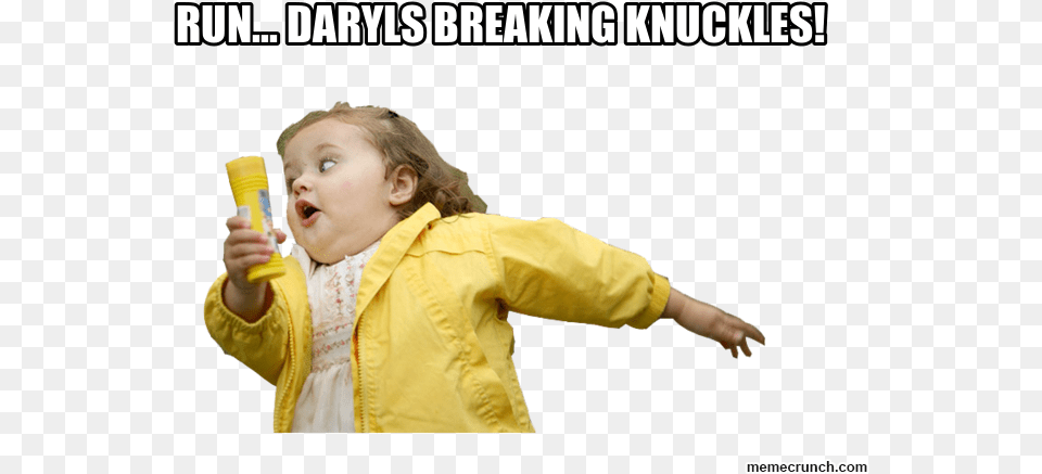 Run Daryls Breaking Knuckles Memes About Avoiding Feelings, Clothing, Coat, Body Part, Person Png