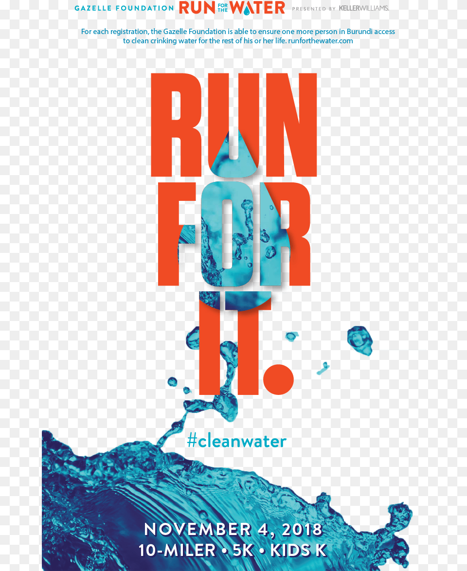 Run For The Water 10 Miler 5k And Kids K Illustration, Advertisement, Poster, Book, Publication Png