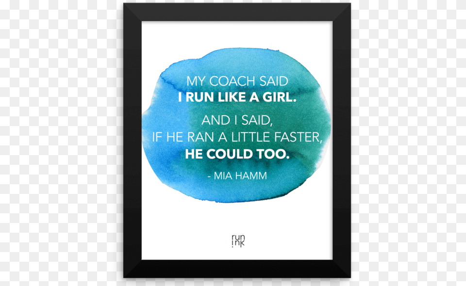 Run Like A Girl, Cushion, Home Decor Free Png