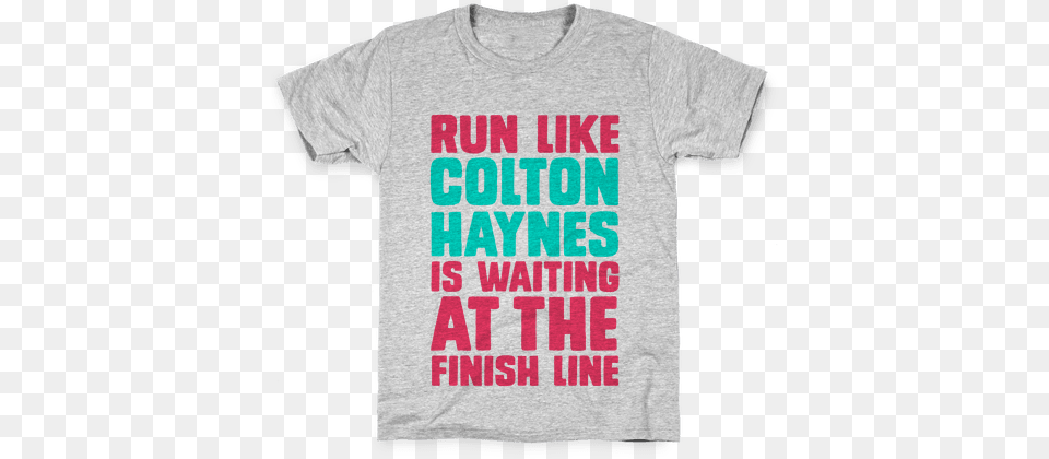 Run Like Colton Haynes Is Waiting Kids T Shirt T Shirt Design For Math Teachers, Clothing, T-shirt Png Image