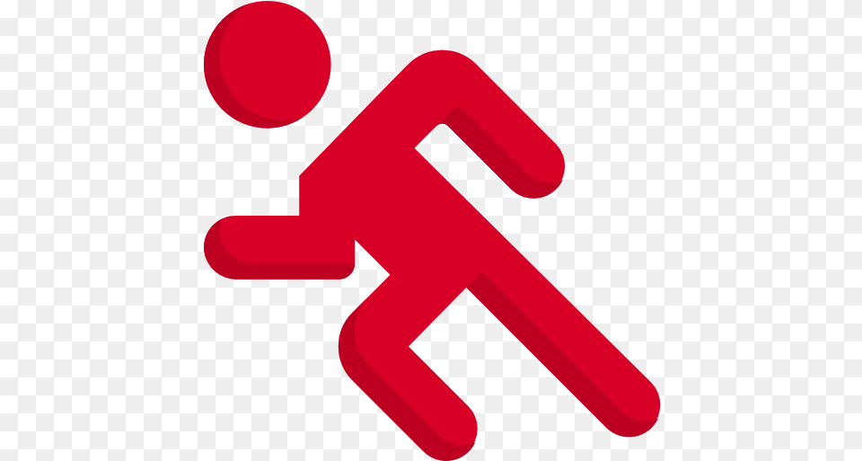 Run People Icons Run Icon Red, Sign, Symbol, Dynamite, Weapon Free Png