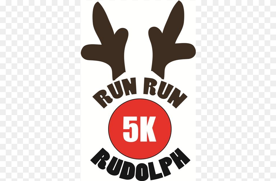 Run Run Rudolph 5k Emblem, Logo, Clothing, Glove Free Transparent Png