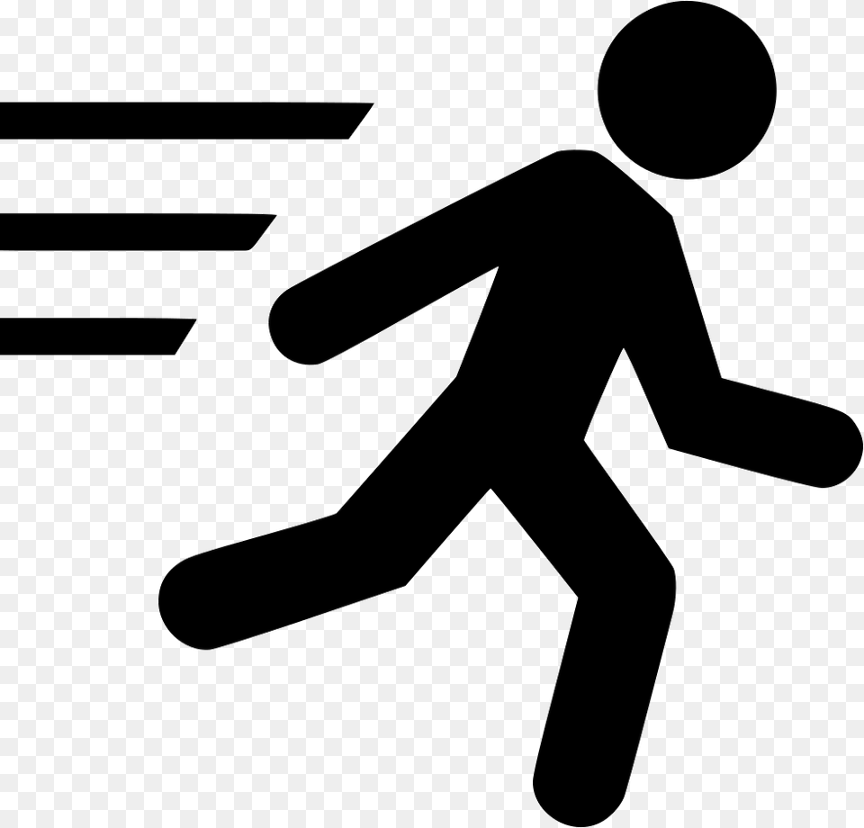 Run Runner Runner Icon, Silhouette, Pedestrian, Person, Sign Free Png Download