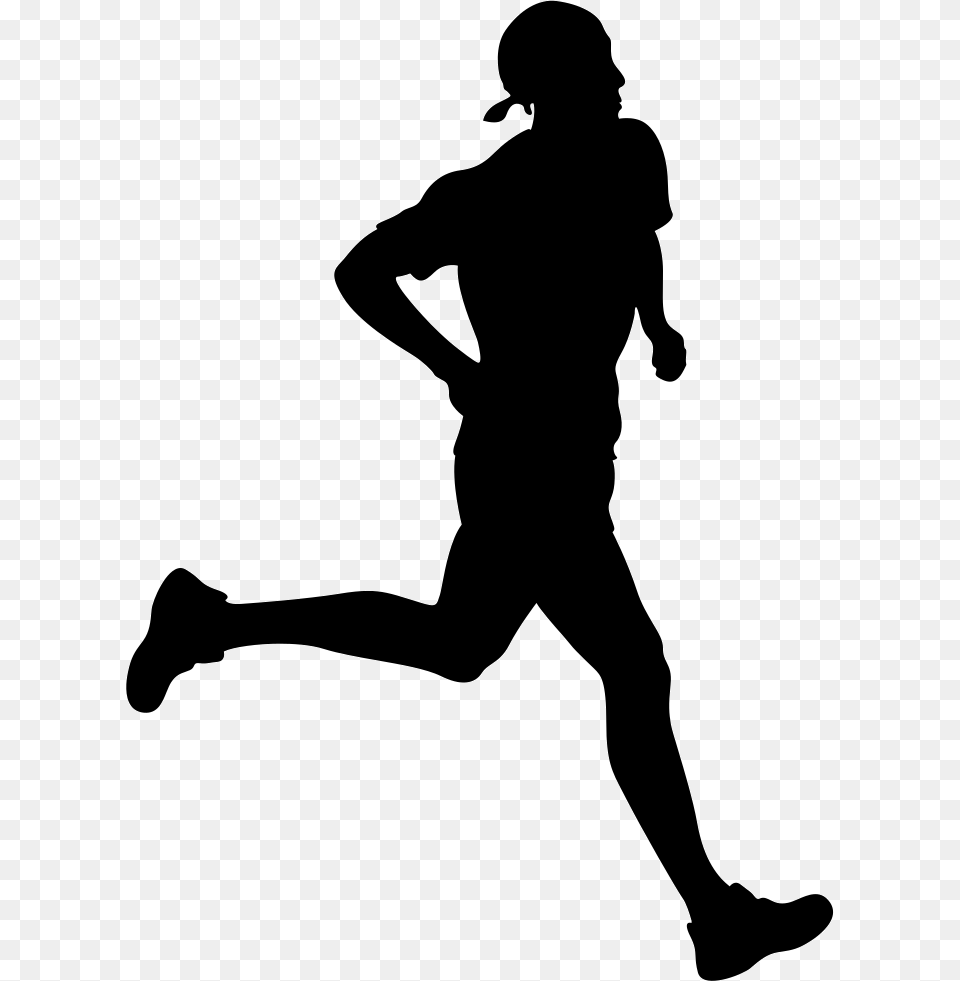 Run Running Silhouette Transparent Background, Adult, Male, Man, Person Free Png Download