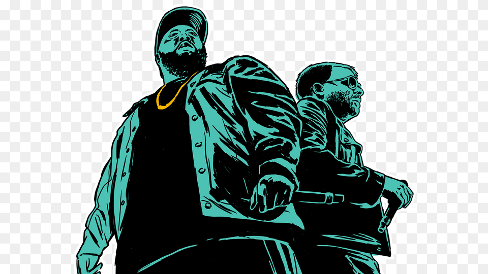 Run The Jewels Raps Radical Bffs, Adult, Male, Man, Person Png