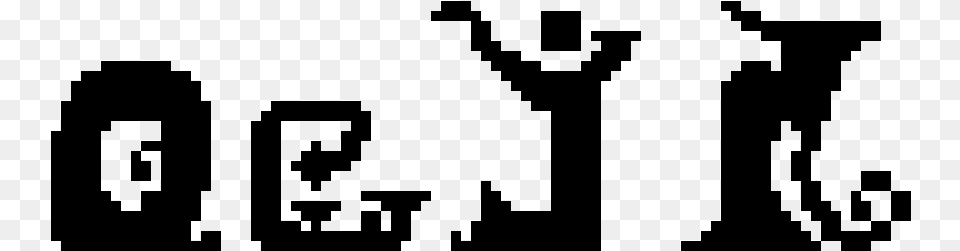 Rune Pixel Art, Gray Png